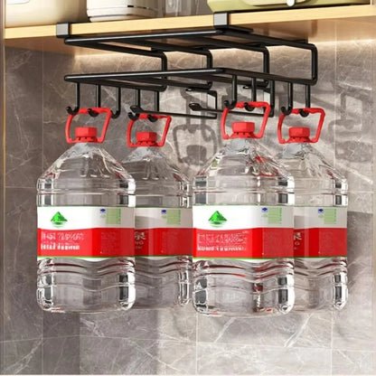 🧻 Kitchen Hanging Rack 🥄 Paper Towel + Pot Lid + Cutting Board Shelf 🧺