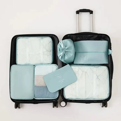 🧳 7-Piece Travel Packing Cube Set – Lightweight Luggage Organizer for Clothes & Accessories