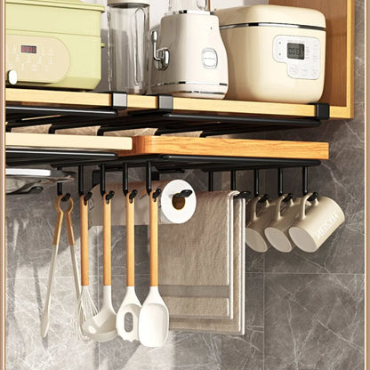 🧻 Kitchen Hanging Rack 🥄 Paper Towel + Pot Lid + Cutting Board Shelf 🧺