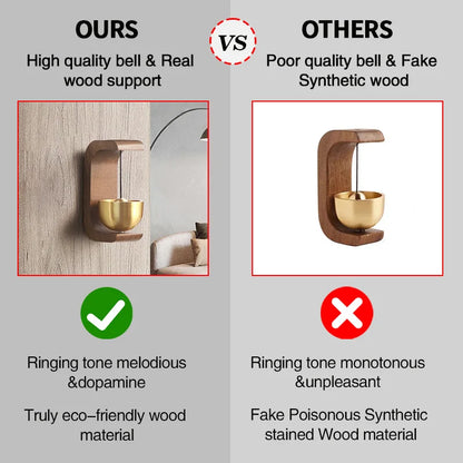 🔔 Wooden Door Bell – Japanese Wind Chime for Home & Garden Decor 🔔