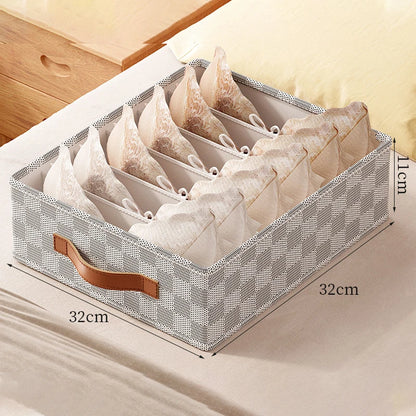 👗 Foldable Underwear & Closet Organizer – Multi-Compartment Box 👗