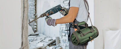 Multifunctional Electrician Tool Roll – Heavy-Duty Nylon Organizer for Mechanics & DIY