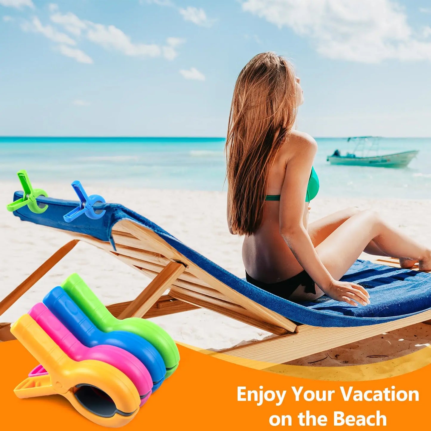 🧷 2/4pcs Heavy Duty Plastic Clips – Secure Your Towels Anywhere! 🏖️