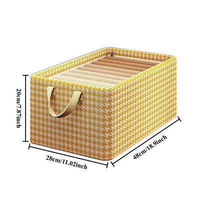 Transparent Drawer Organizer – Foldable Storage Box for Clothes & More