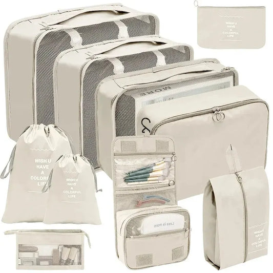 🧳 Travel Packing Organizer Set – 7/8/9/10PCS for Luggage & Wardrobe