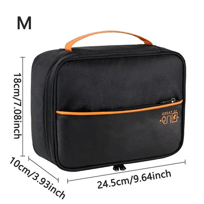 💼 Digital Cable Storage Bag – USB Cord, Charger & Power Bank Organizer Travel Case