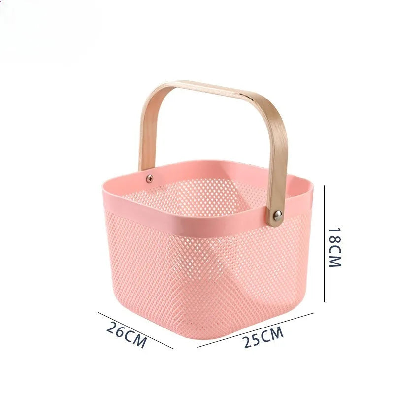 🧺 Fruit & Veggie Drain Basket – Multi-Purpose Storage for Kitchen & Home 🍎🧻