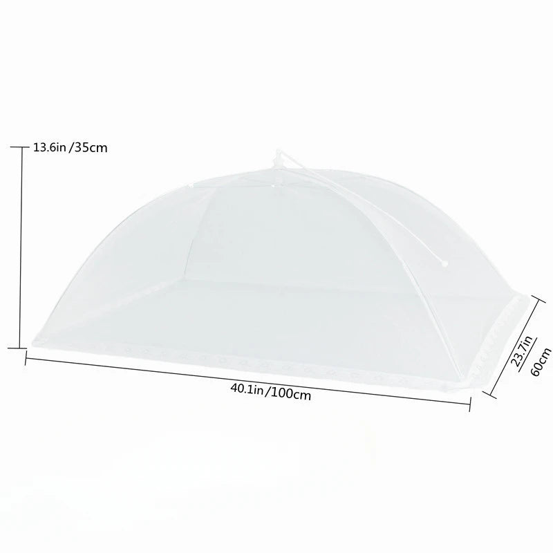 🦟 Foldable Mesh Food Cover – Washable Insect-Proof Dish Protector for Indoor & Outdoor Use 🍽️