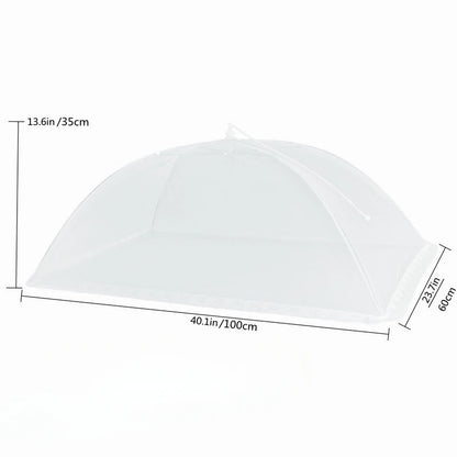 🦟 Foldable Mesh Food Cover – Washable Insect-Proof Dish Protector for Indoor & Outdoor Use 🍽️