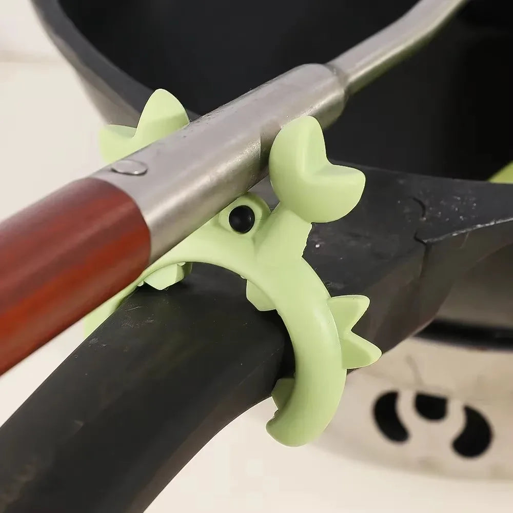 🍳 Silicone Spatula Rack – Multi-Function Crab Pot Clip Holder 🍳