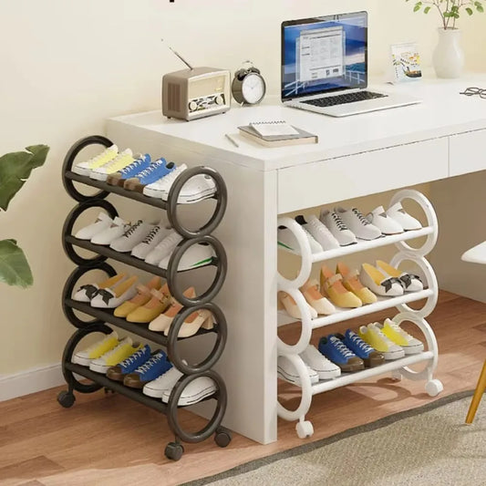 Space Saving Shoe Rack  Nail-Free & Portable  Rustproof Entry Organizer