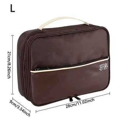 💼 Digital Cable Storage Bag – USB Cord, Charger & Power Bank Organizer Travel Case