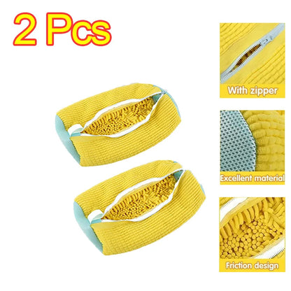 🧼 Sneaker & Slipper Washing Net Bag – Laundry Mesh Shoe Protector 👟