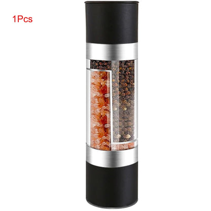 🌿 2-in-1 Manual Salt & Pepper Grinder – Stainless Steel Mill 🌿