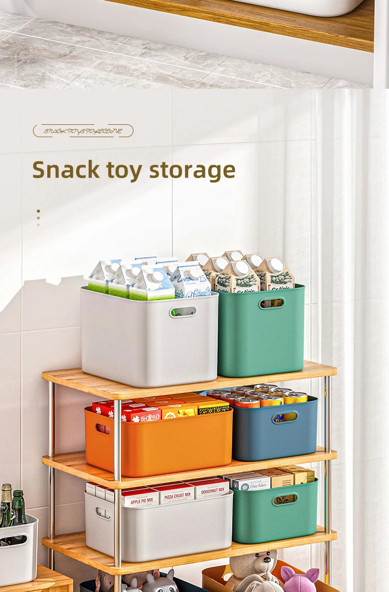 🎨 Colorful Stackable Storage Box 🧺 Tidy Up with Style! 🎨
