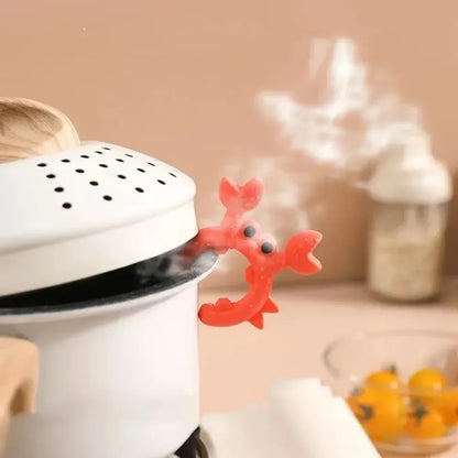 🍳 Silicone Spatula Rack – Multi-Function Crab Pot Clip Holder 🍳