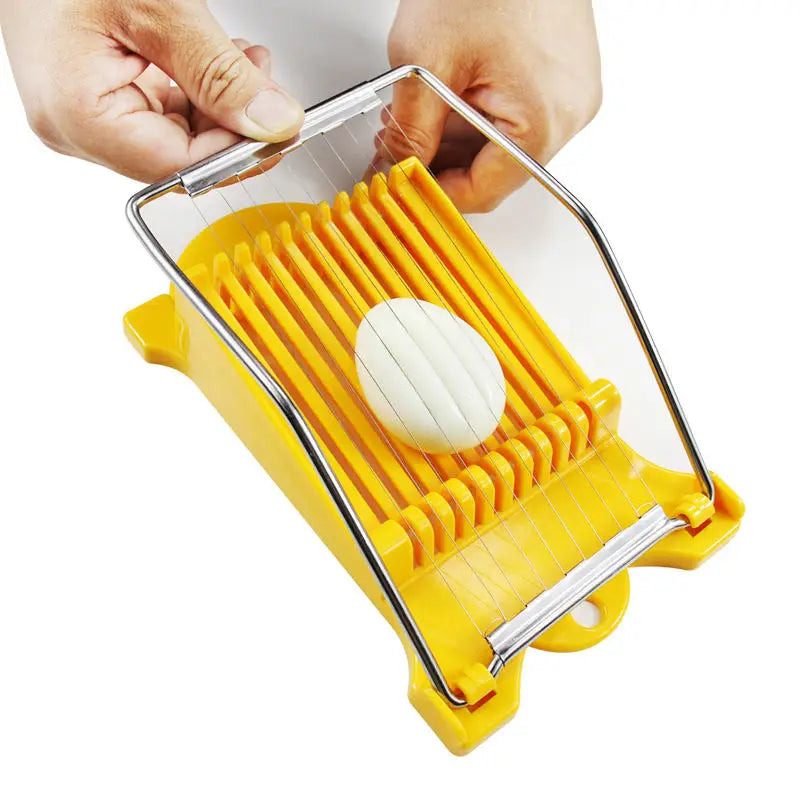 🔪 Multifunctional Stainless Steel Food Slicer – 10-Wire Cutter for Eggs, Cheese, Ham & More 🧀