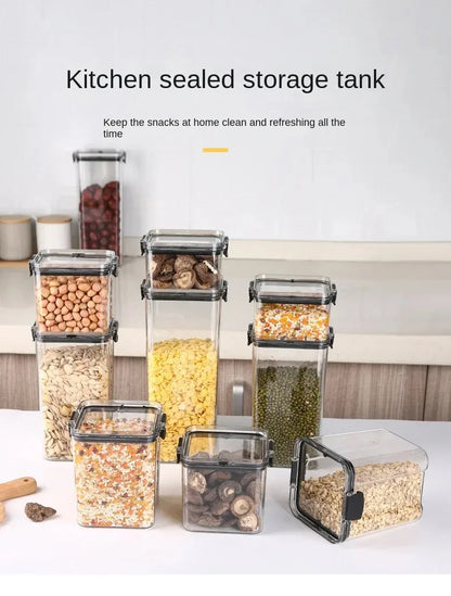 🍽️ Stackable Airtight Food Storage Containers | Clear Kitchen Pantry Boxes 🧂