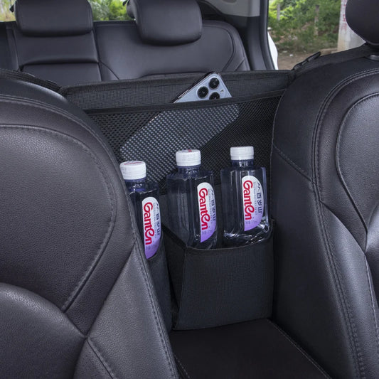 Child Safety Car Net Barrier with Storage