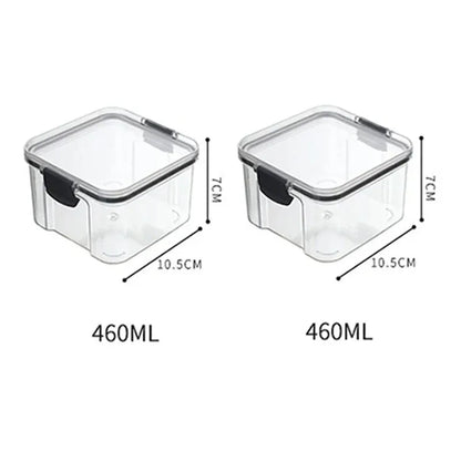 🍽️ Stackable Airtight Food Storage Containers | Clear Kitchen Pantry Boxes 🧂