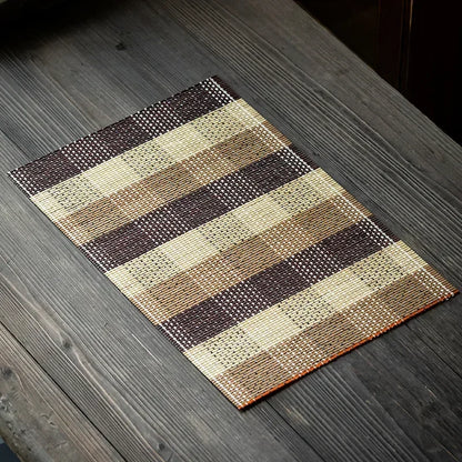 Bamboo Placemat Coaster – Japanese Style Non-Slip Table Pad