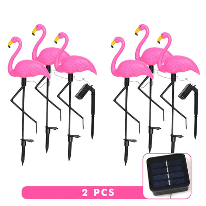 🌸 Solar Flamingo Light – Outdoor Waterproof Lawn Lamp for Garden & Patio 🌸