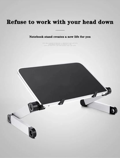 💻 Adjustable Laptop Stand ✨ Foldable & Portable 🧳 Aluminum Cooling Bracket 🧊