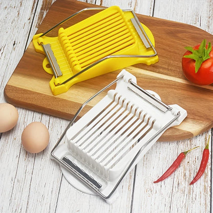 🔪 Multifunctional Stainless Steel Food Slicer – 10-Wire Cutter for Eggs, Cheese, Ham & More 🧀