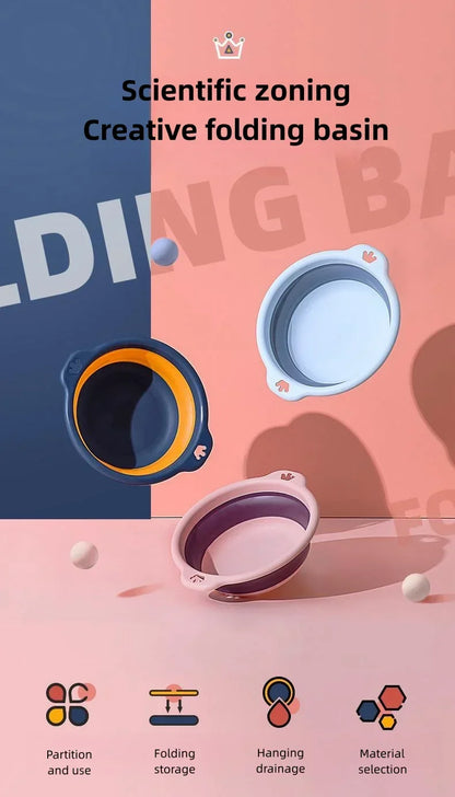 🛁 Foldable Travel Wash Basin – Portable, Compact & Durable