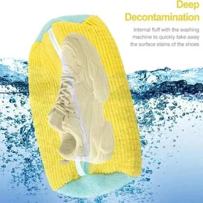 🧼 Sneaker & Slipper Washing Net Bag – Laundry Mesh Shoe Protector 👟