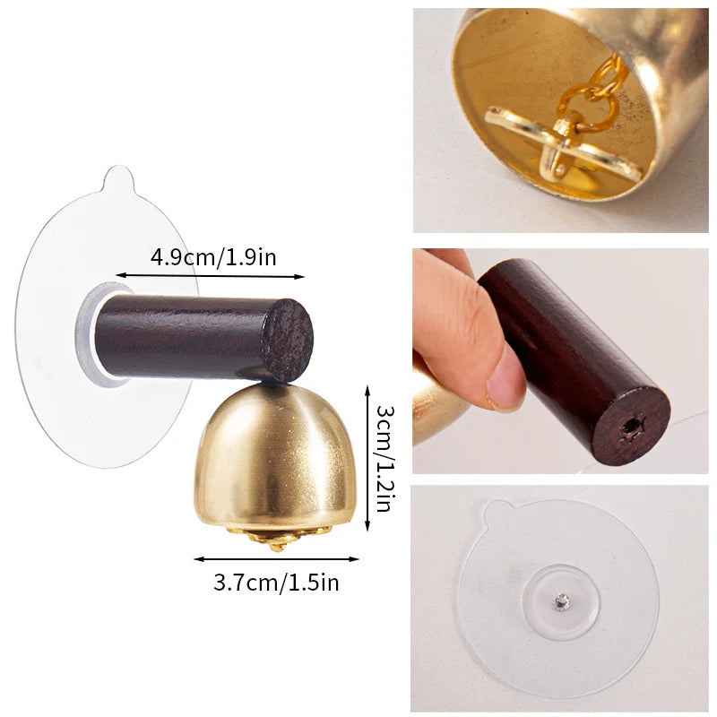 🔔 Wooden Door Bell – Japanese Wind Chime for Home & Garden Decor 🔔