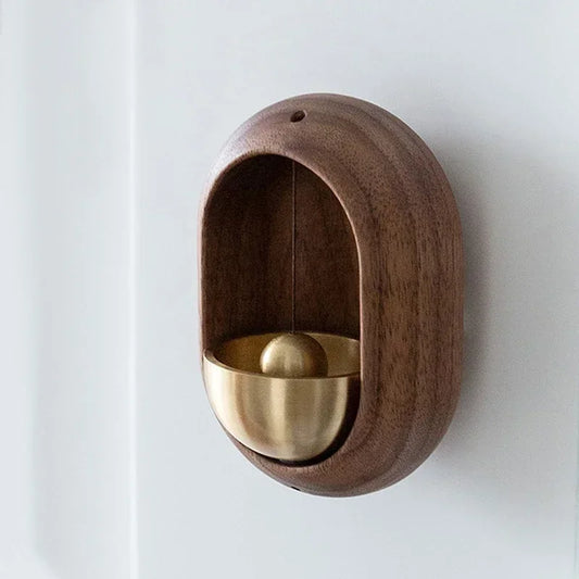 Wooden door bell Japanese wind chime home decor entrance door chime shopkeeper remind bell
