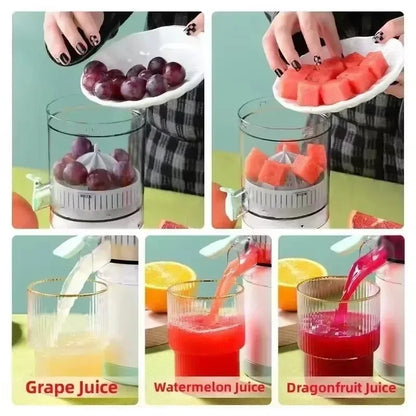 USB Rechargeable Citrus Juicer – Portable & Automatic Fruit Squeezer