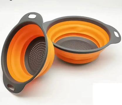 Silicone Foldable Drain Basket – Collapsible Kitchen Strainer