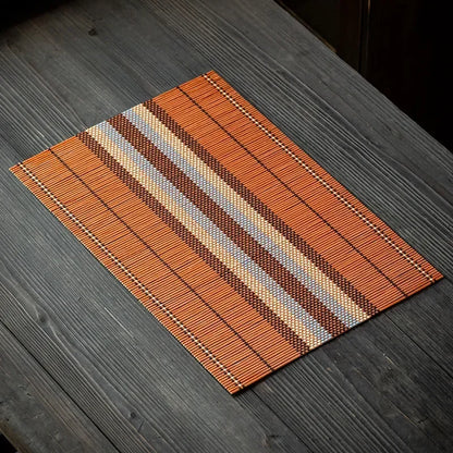 Bamboo Placemat Coaster – Japanese Style Non-Slip Table Pad