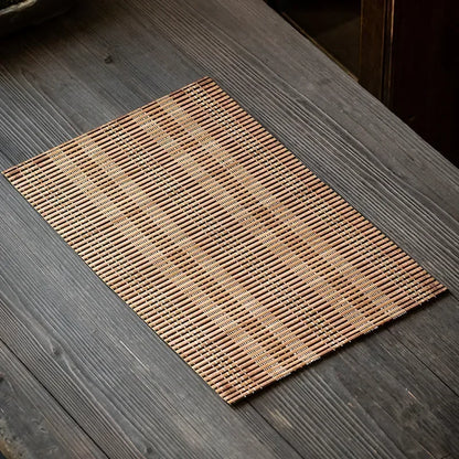 Bamboo Placemat Coaster – Japanese Style Non-Slip Table Pad