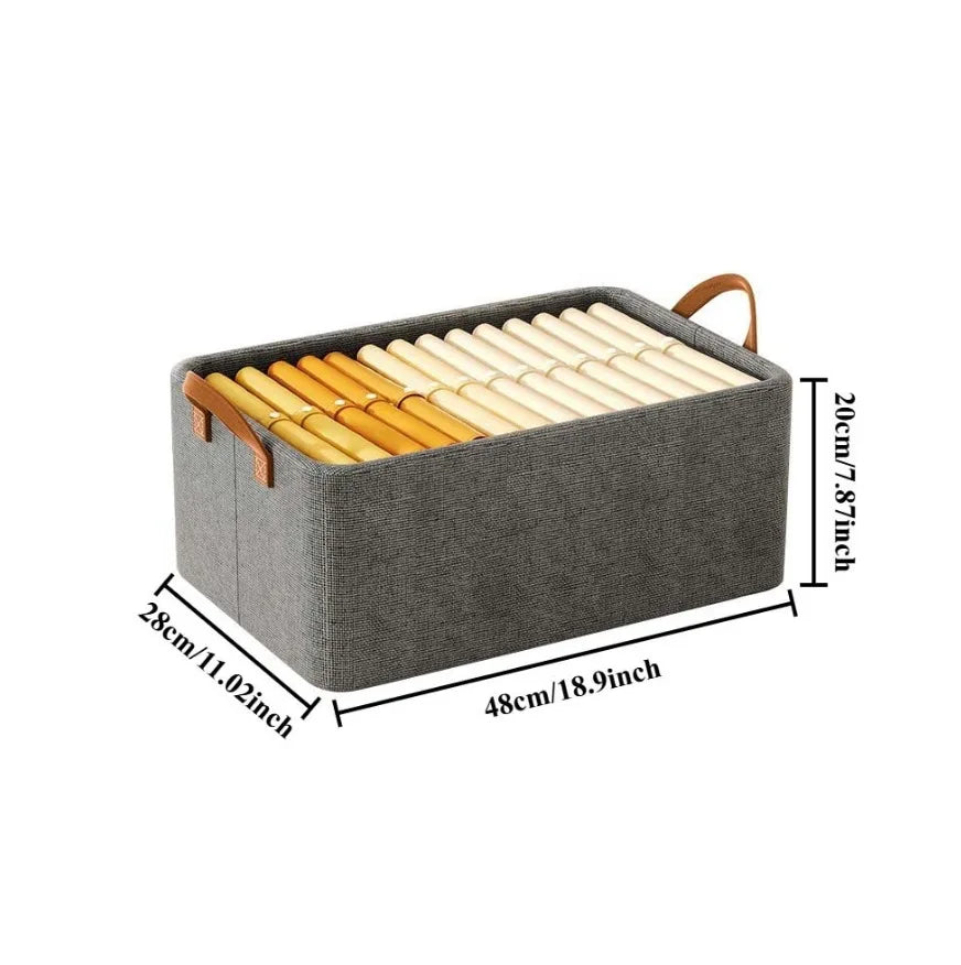 Transparent Drawer Organizer – Foldable Storage Box for Clothes & More
