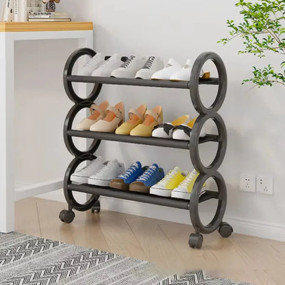 Space Saving Shoe Rack  Nail-Free & Portable  Rustproof Entry Organizer