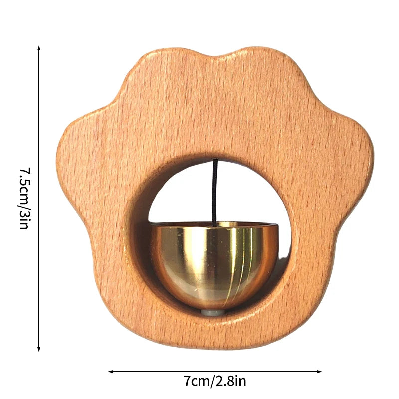 🔔 Wooden Door Bell – Japanese Wind Chime for Home & Garden Decor 🔔