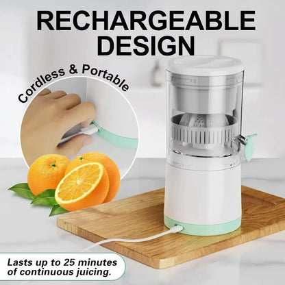 USB Rechargeable Citrus Juicer – Portable & Automatic Fruit Squeezer