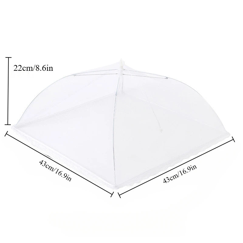 🦟 Foldable Mesh Food Cover – Washable Insect-Proof Dish Protector for Indoor & Outdoor Use 🍽️