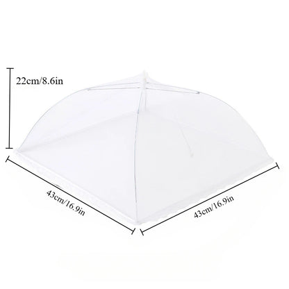 🦟 Foldable Mesh Food Cover – Washable Insect-Proof Dish Protector for Indoor & Outdoor Use 🍽️