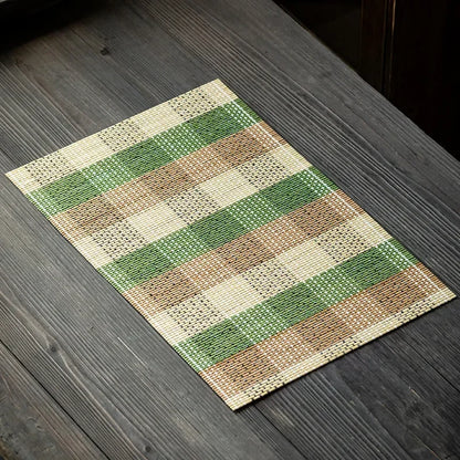 Bamboo Placemat Coaster – Japanese Style Non-Slip Table Pad