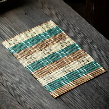 Bamboo Placemat Coaster – Japanese Style Non-Slip Table Pad