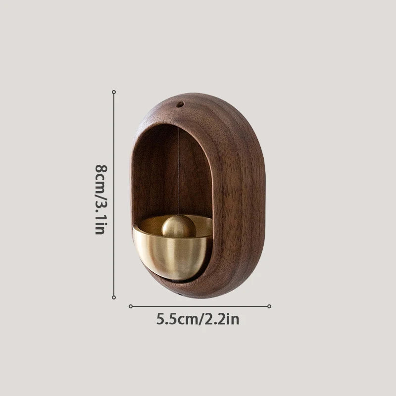🔔 Wooden Door Bell – Japanese Wind Chime for Home & Garden Decor 🔔