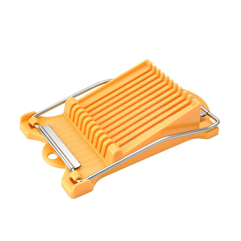 🔪 Multifunctional Stainless Steel Food Slicer – 10-Wire Cutter for Eggs, Cheese, Ham & More 🧀