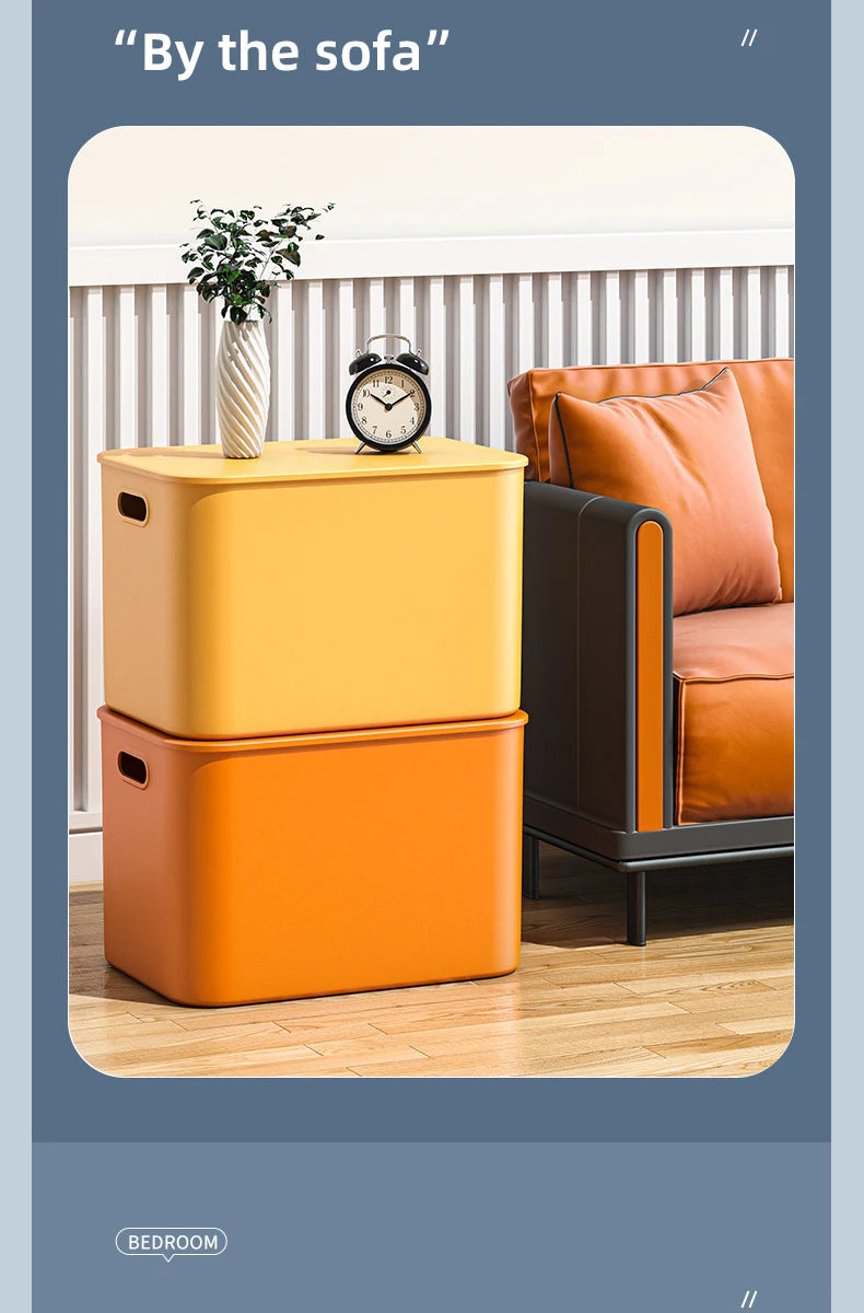 🎨 Colorful Stackable Storage Box 🧺 Tidy Up with Style! 🎨