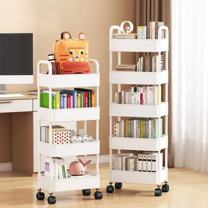 🛒 Kitchen Storage Trolley 🛁 Multi-Tier Utility Cart 🔄 Rolling Shelf Rack 📚