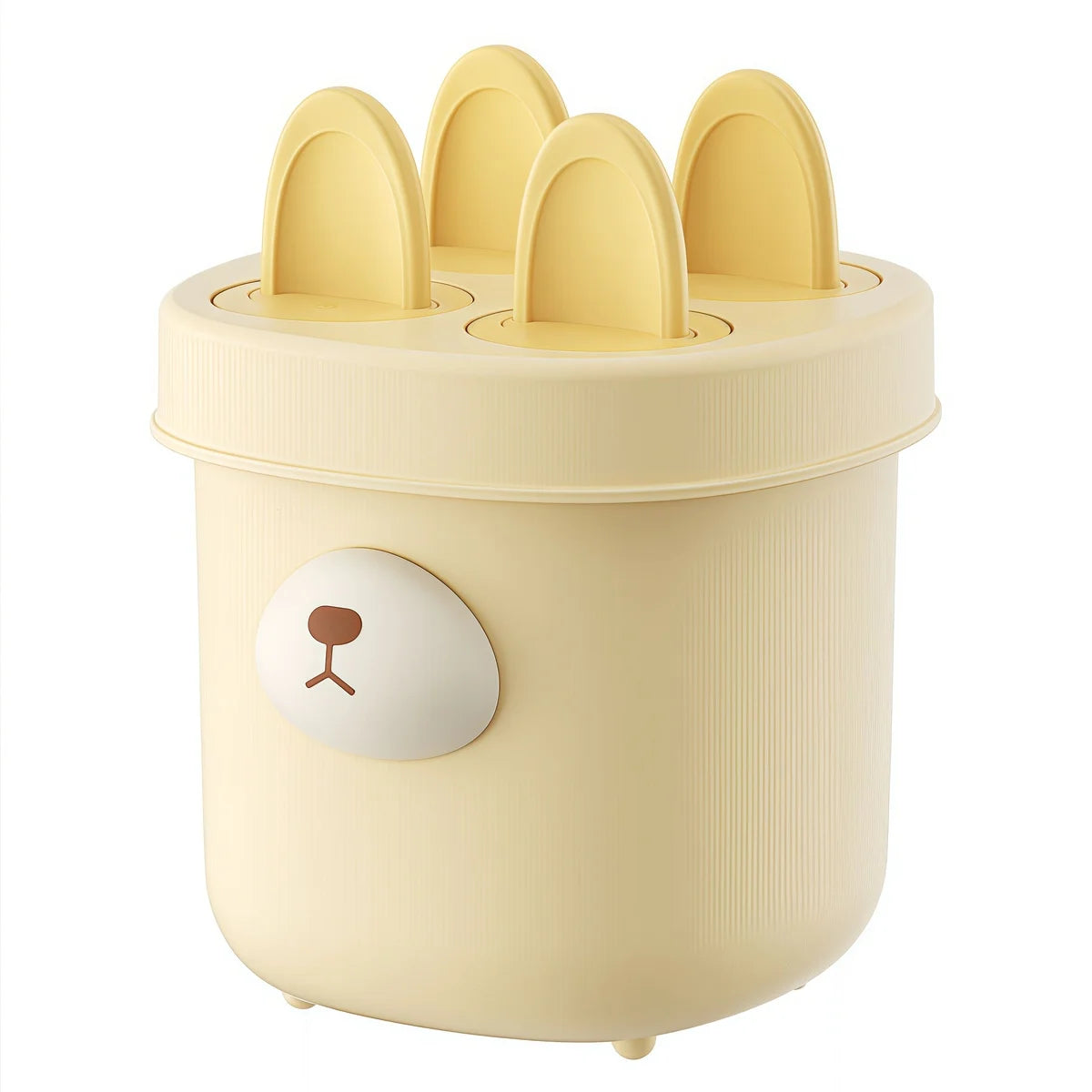 🍧 4-Grid Silicone Popsicle Molds – BPA-Free Reusable Ice Cream Maker for Kids & Adults 🍦