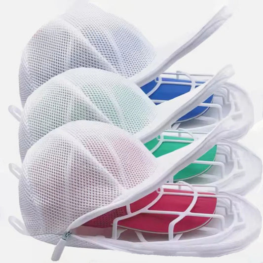 🧢 Hat Washing Cage – Anti-Deformation Laundry Bag for Machine Wash & Travel Storage 🧺
